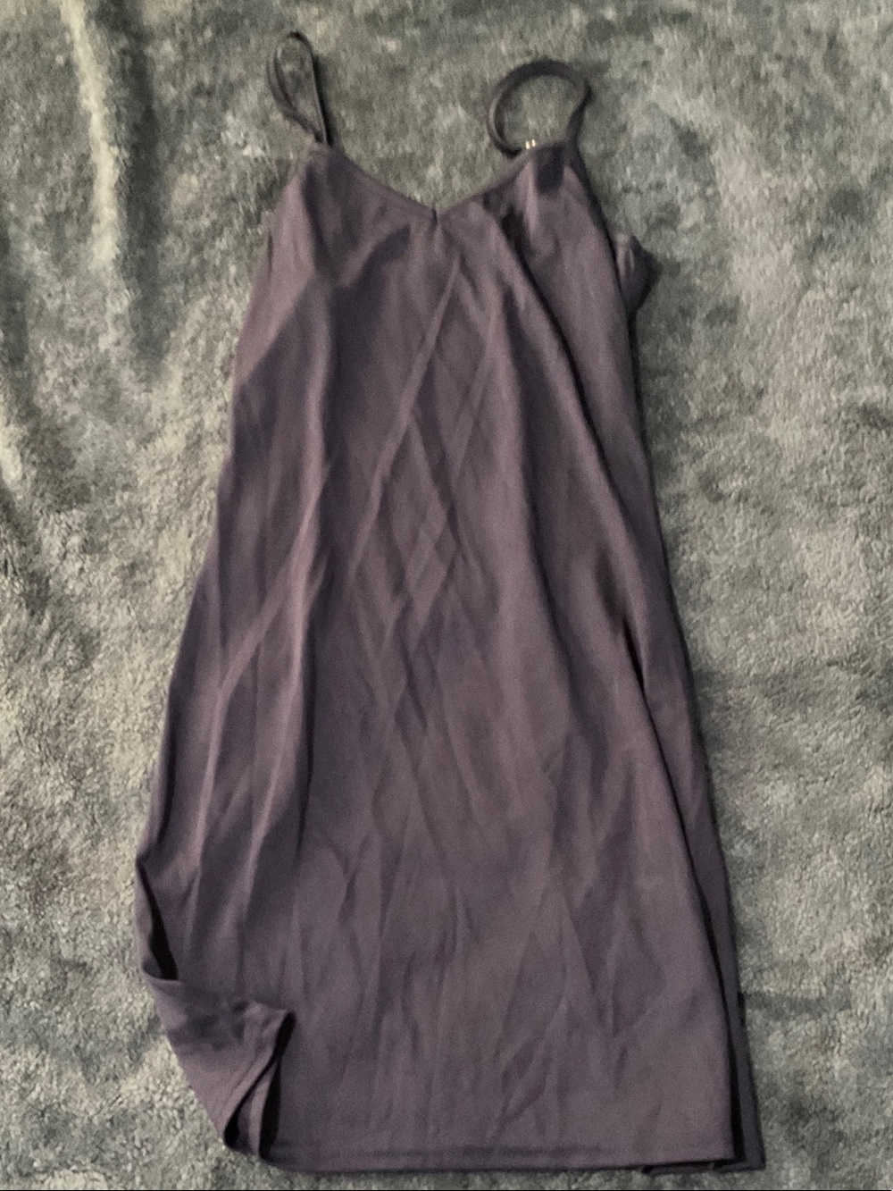 En Saison Purple Slip Mini Dress
